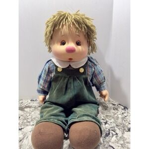 Vintage 1980s Collectable Ice Cream Doll Jumbo Boy Brown Yarn Hair Thumb Sucking